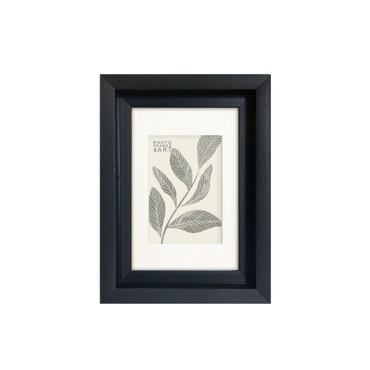 Everyday 6x4 Photo Frame With Mount | Hoxton Black