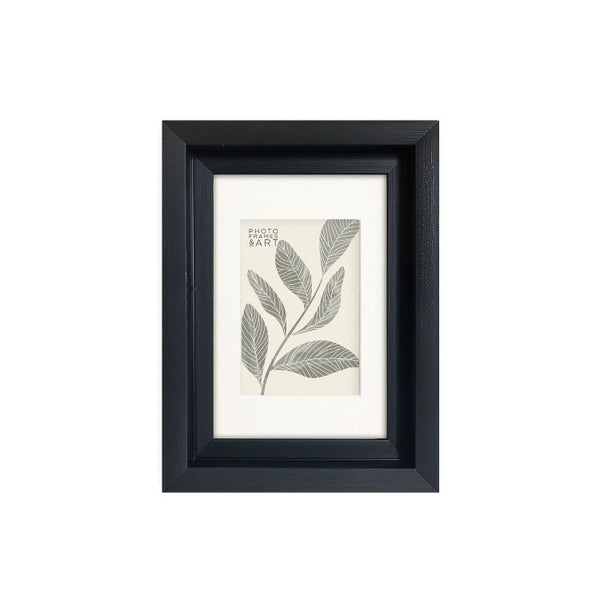 Everyday 6x4 Photo Frame With Mount | Hoxton Black