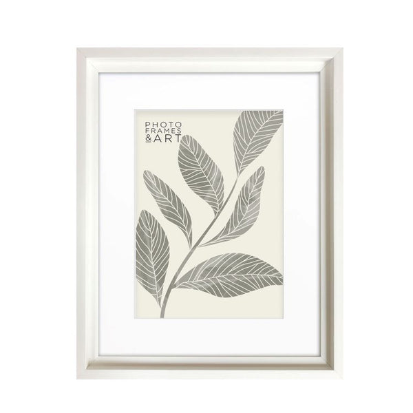 Everyday 14x11 Photo Frame With Mount | Hoxton White