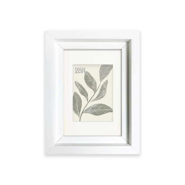 Everyday 6x4 Photo Frame With Mount | Hoxton White
