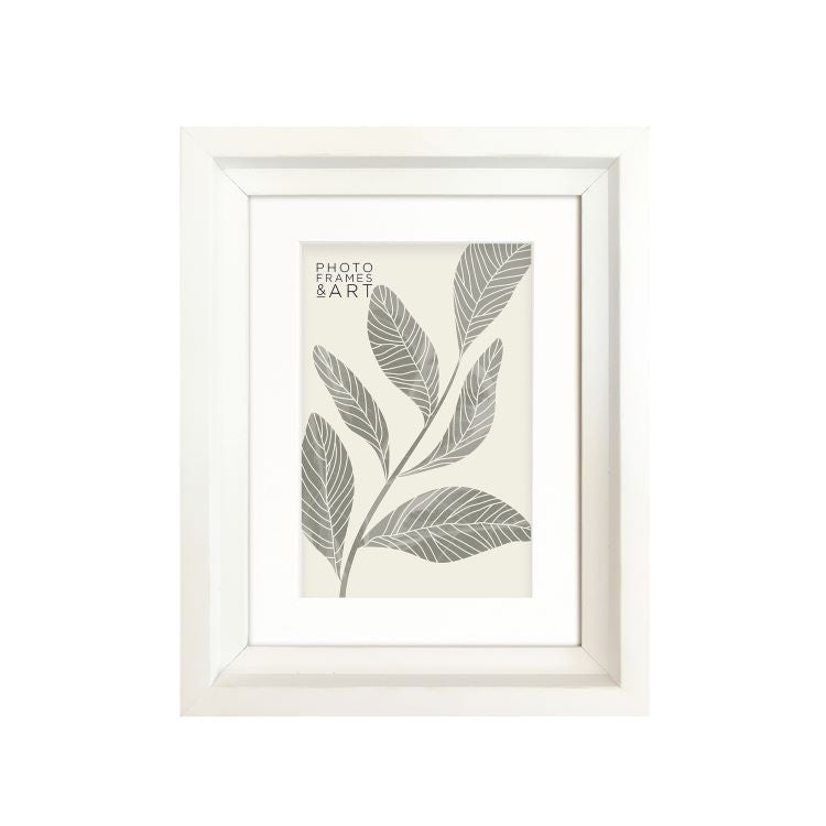 Everyday 8x6 Photo Frame With Mount | Hoxton White