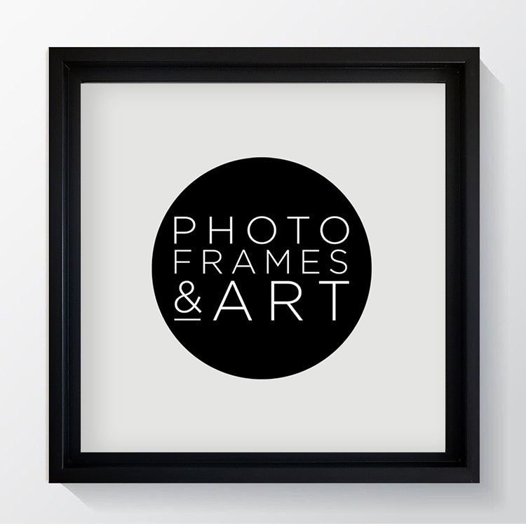 12X12" Black Photo Frame | Hoxton