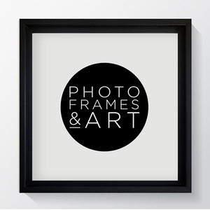 12X12" Black Photo Frame | Hoxton