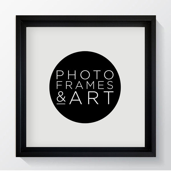 12X12" Black Photo Frame | Hoxton