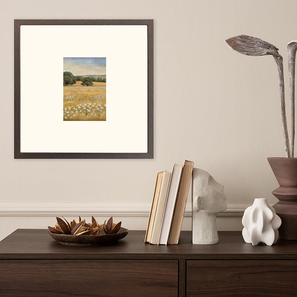 16x16" for 6x4" Wooden Walnut Effect Photo Frame | Hartland Collection