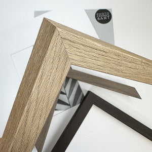 A2 Wood Frame for A3 Poster With Mount | Hartland Oak Effect