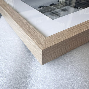 New- 12x12" for 8x8" Wooden Oak Effect Photo Frame | Hartland Collection