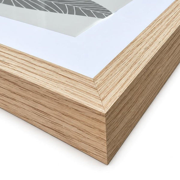 Natural Oak Effect A2 Picture Frame with A3 Mount | Kensington