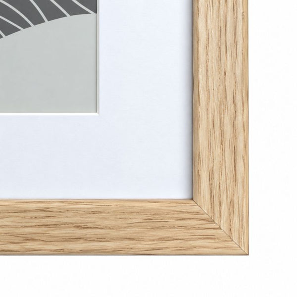 Natural Oak Effect A2 Picture Frame with A3 Mount | Kensington