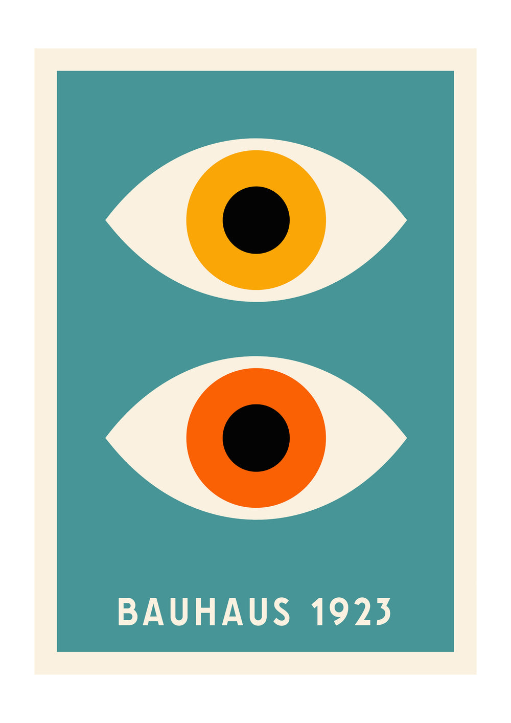 Geometric Eyes Bauhaus | Luxe Poster Co