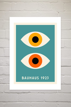 Geometric Eyes Bauhaus | Luxe Poster Co