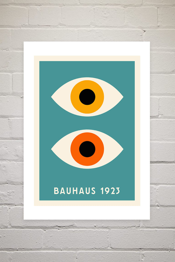 Geometric Eyes Bauhaus | Luxe Poster Co