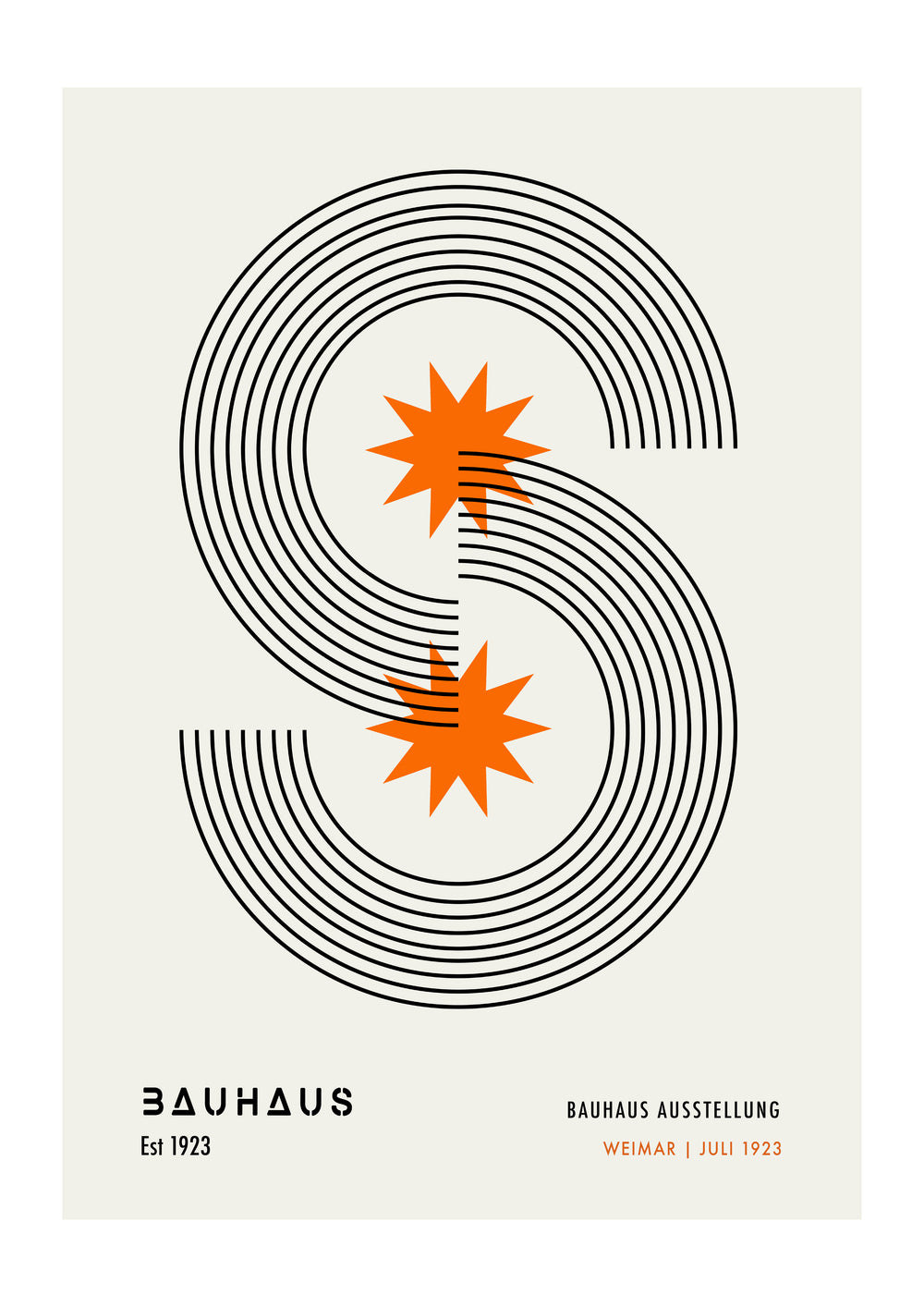 Minimalist Bauhaus | Luxe Poster Co