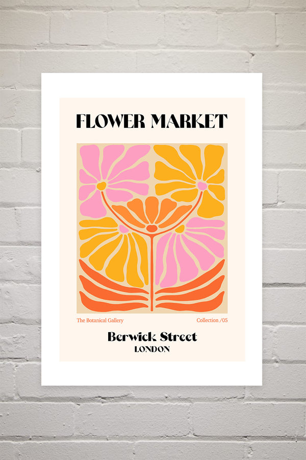 Berwick Street Flower Market | Luxe Poster Co