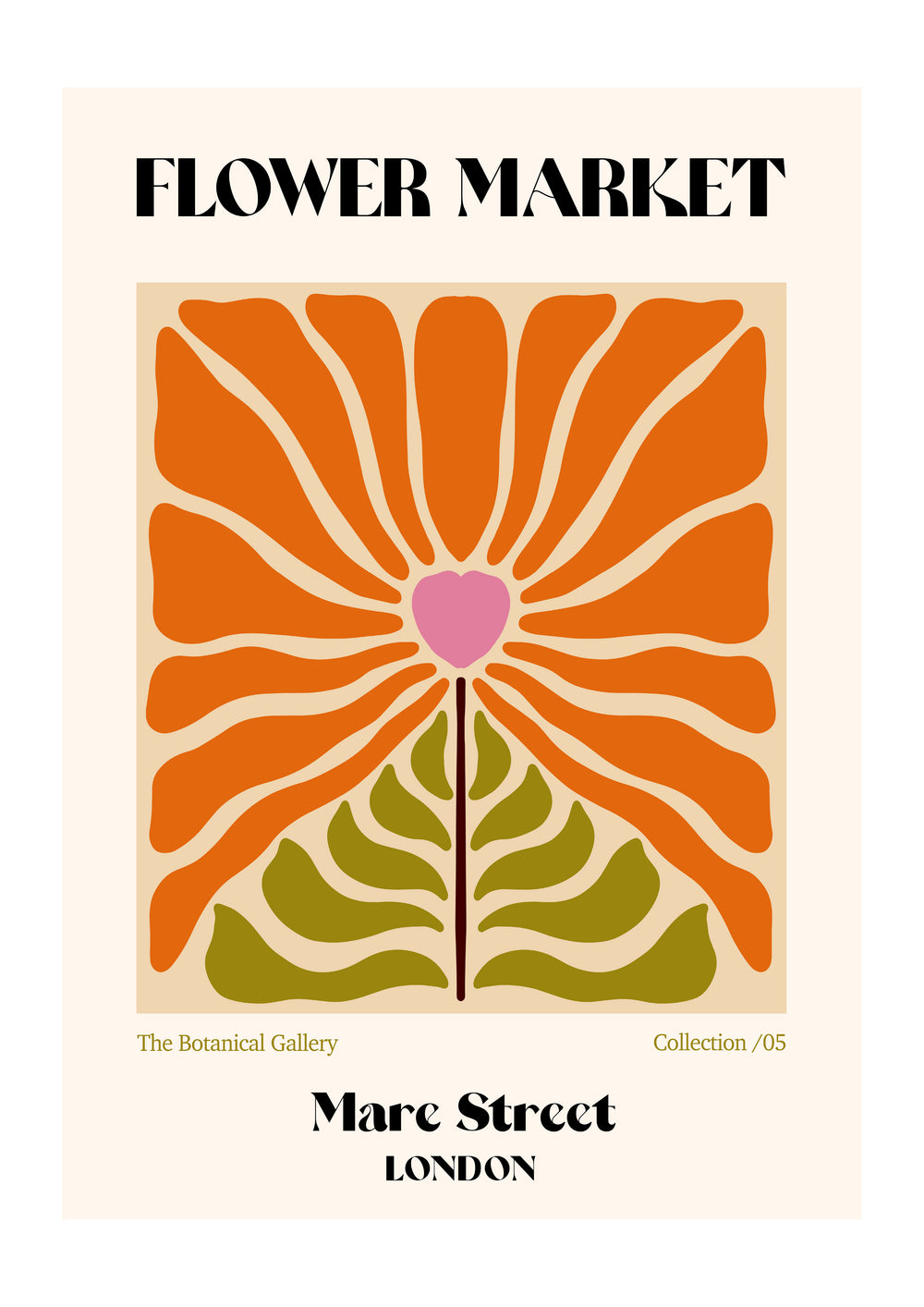 Mare Street Flower Market | Luxe Poster Co