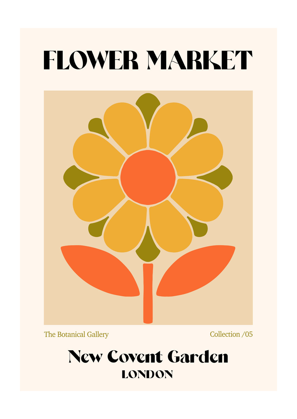 New Covent Garden Flower Market | Luxe Poster Co