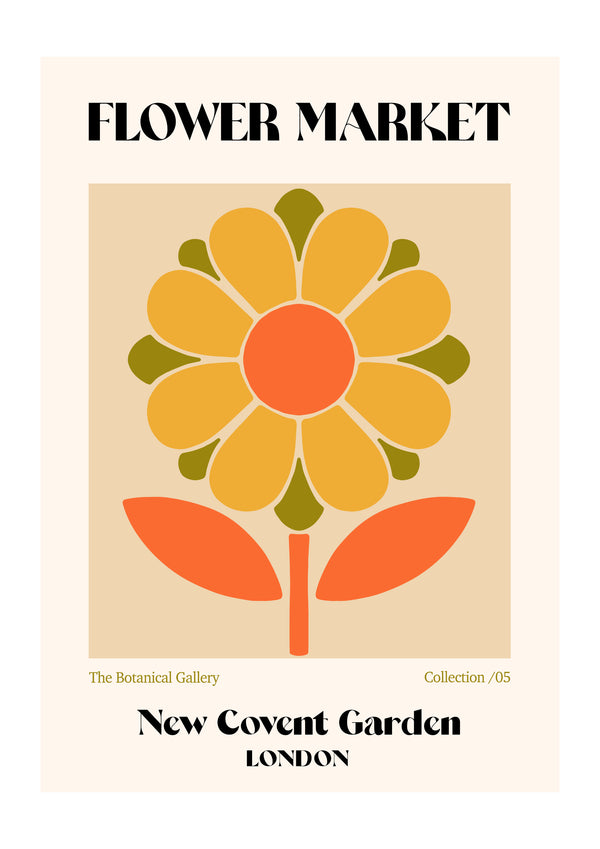 New Covent Garden Flower Market | Luxe Poster Co