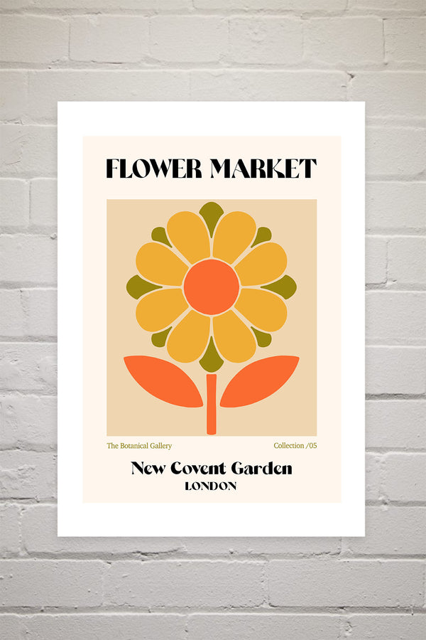 New Covent Garden Flower Market | Luxe Poster Co