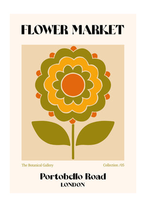 Portobello Road Flower Market | Luxe Poster Co