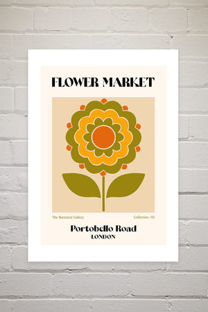 Portobello Road Flower Market | Luxe Poster Co