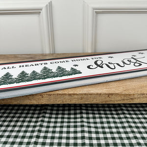 Metal Christmas Sign | All Hearts Come Home For Christmas
