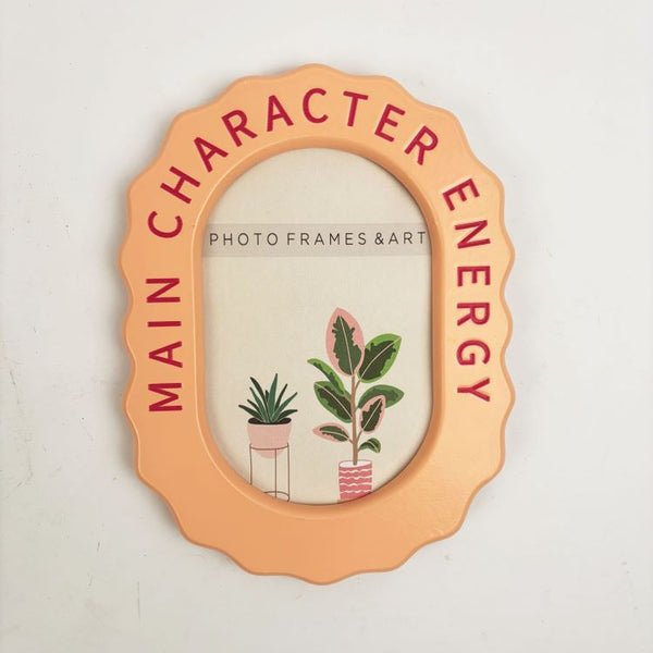 Main Character Energy Orange Frame | 6x4"