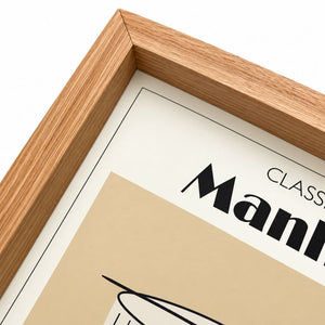 Framed 30x40cm Cocktail Art | Manhattan