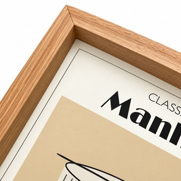 Framed 30x40cm Cocktail Art | Manhattan