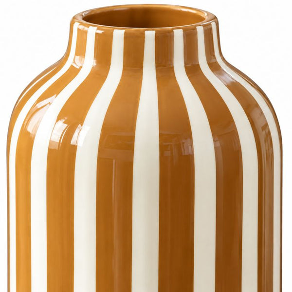 Toffee Stripe Vase | 30 cms