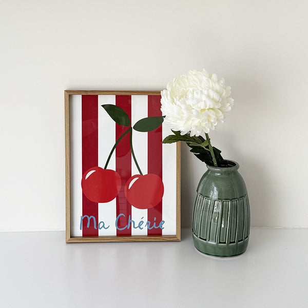 Framed Red Cherry Poster | 2 Styles