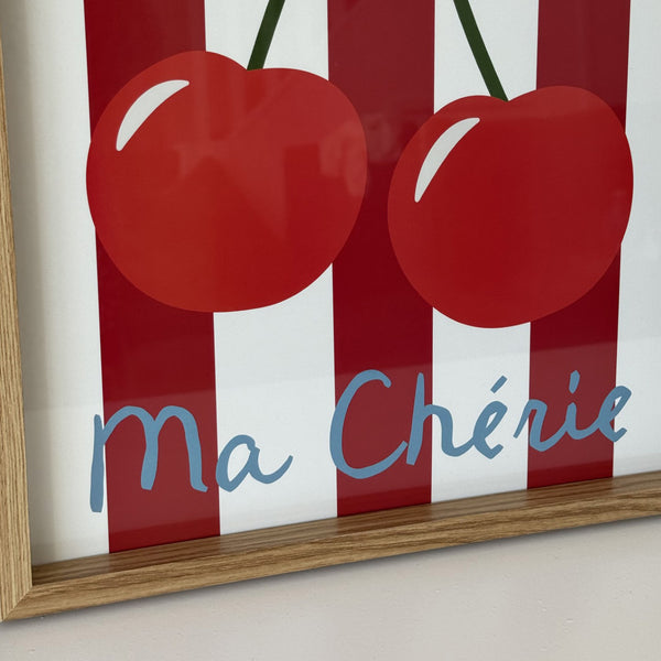 Framed Red Cherry Poster | 2 Styles