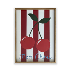 Framed Red Cherry Poster | 2 Styles