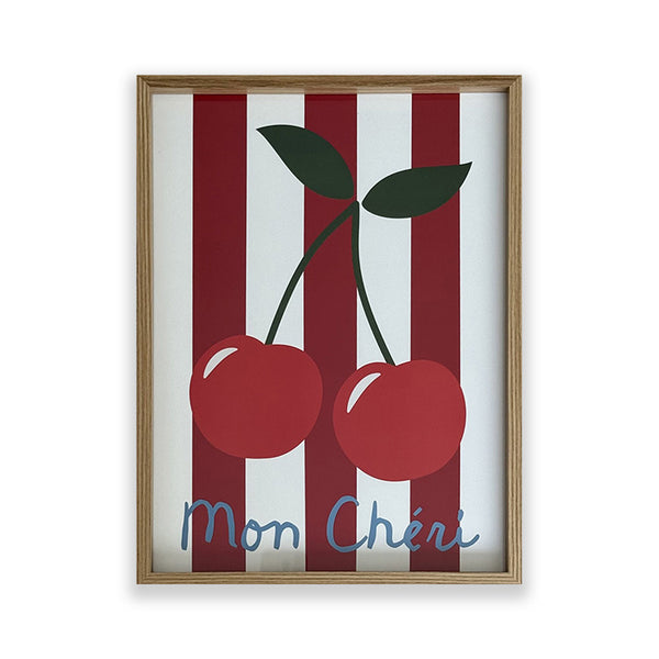 Framed Red Cherry Poster | 2 Styles