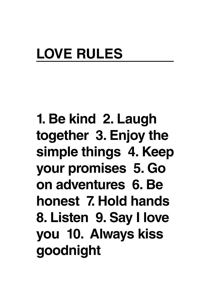 Love Rules by The Native State