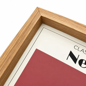 Framed 30x40cm Cocktail Art | Negroni