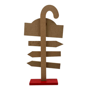Christmas North Pole Sign Post