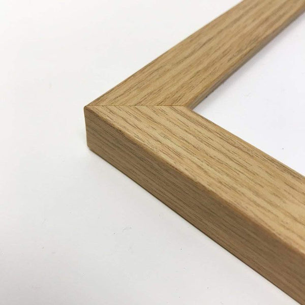 Set of 2 12" Vinyl Album Cover Frames | Oxford Oak Effect