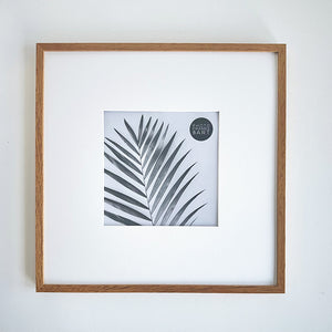 Oversized Mount Wooden 16x16" Oak Effect Frame For 8x8" | Signature Collection