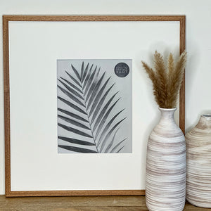 Oversized Mount Wooden 18x18" Oak Effect Frame For 10x8" | Signature Collection