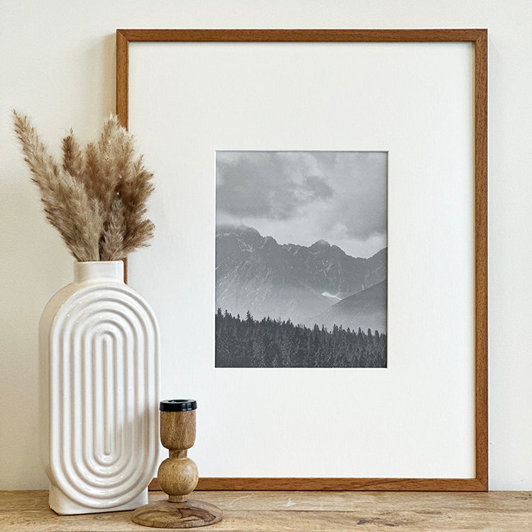 Oversized Mount Wooden 20x16 Oak Effect Frame For 10x8 Signature Col Photo Frames Art