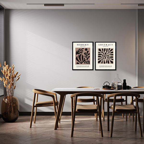 Set of 2 A2 Poster Frames | Oxford Black