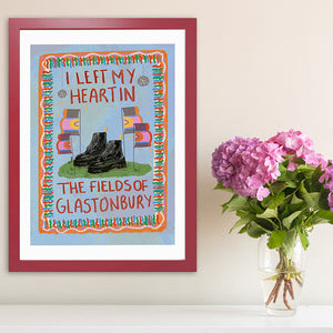 I Left My Heart In The Fields Of Glasto | Illustrated By Weezy