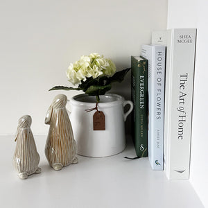 Ribbed Bunny Ornaments | Two Sizes