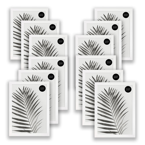 Set of 12 A4 White Photo Frames | Oxford