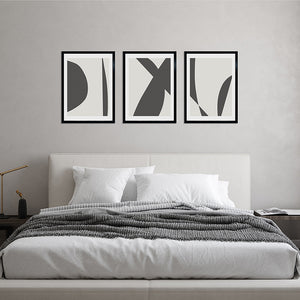 Set of 3 A2 Poster Frames | Oxford Black