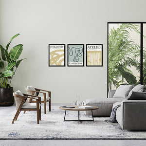 Set of 3 A3 Poster Frame | Oxford Black