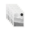 Set of 6 A4 White Photo Frames | Oxford