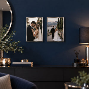 Silver Plated Fine Metal Photo Frame | Available in 4 Sizes