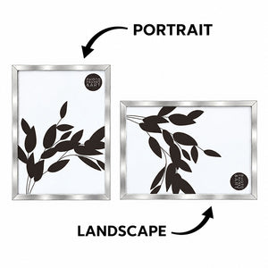 Silver Plated Fine Metal Photo Frame | Available in 4 Sizes