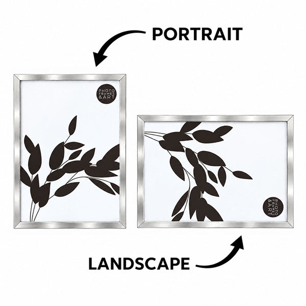 Silver Plated Fine Metal Photo Frame | Available in 4 Sizes